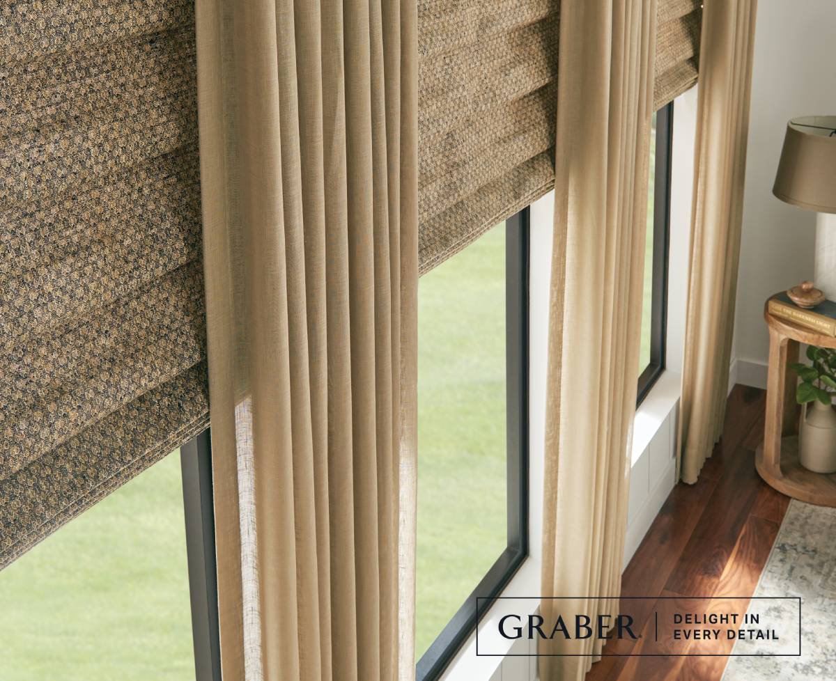 Graber Roman Shades near Saratoga, California (CA)