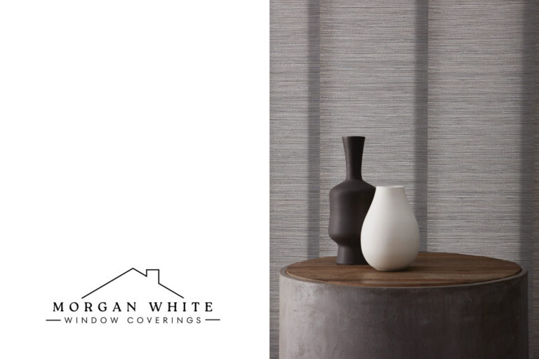 Trendy low-profile modern Hunter Douglas Skyline® Panel-Track Blinds in a space near Saratoga, CA