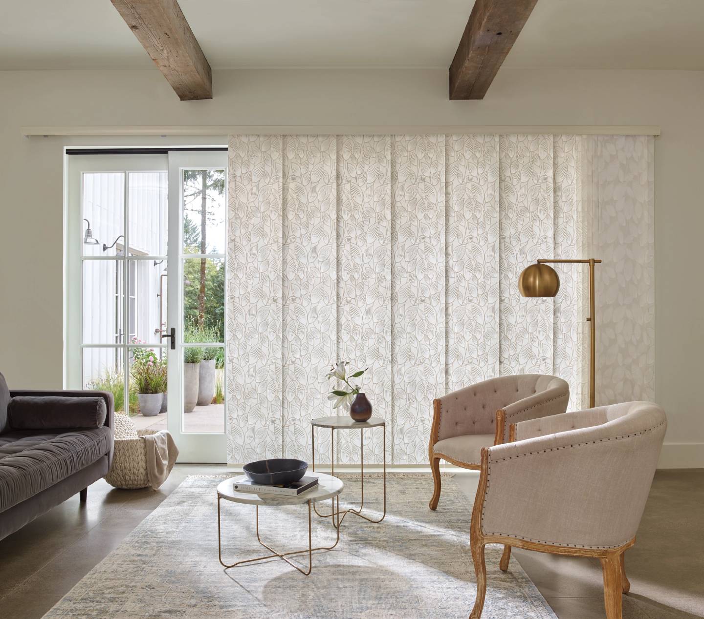 Hunter Douglas Skyline® Panel-Track Blinds near Saratoga, California